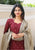 Maron Oxide Magic Salwar Suit