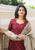 Maron Oxide Magic Salwar Suit